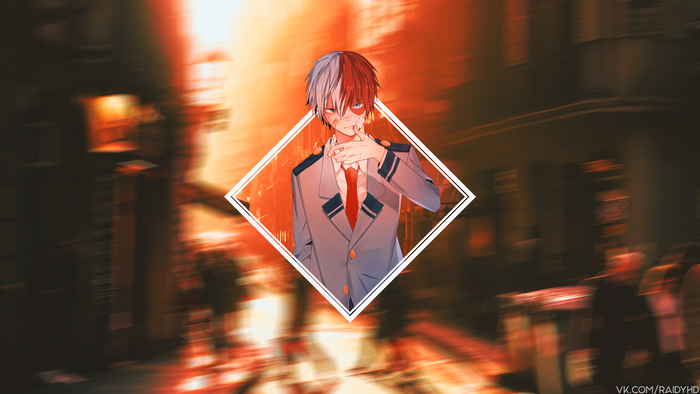 Shoto Todoroki from My Hero Academia 4K