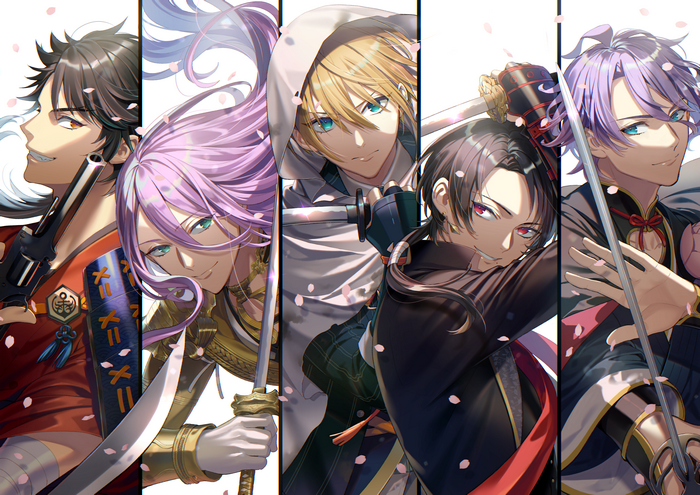 Touken Ranbu 4K: Mutsunokami Yoshiyuki, Hachisuka Kotetsu, Yamanbagiri Kunihiro, Kasen Kanesada, Kashuu Kiyomitsu