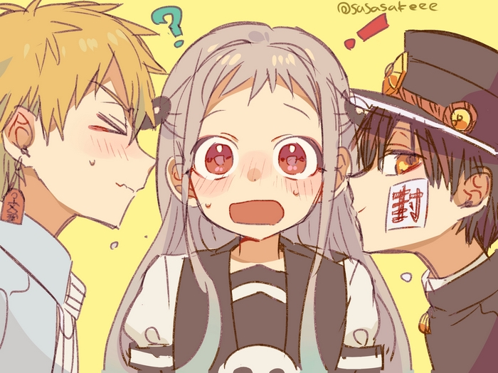 Jibaku Shounen Hanako-kun Trio Interaction