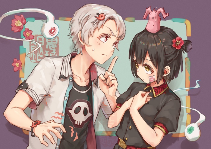 Yashiro Nene and Yugi Amane from Jibaku Shounen Hanako-kun