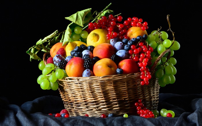 Still Life Fruit Basket