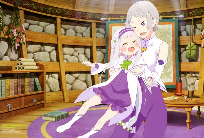 Fortuna and Emilia from Re:ZERO -Starting Life In Another World- 4K
