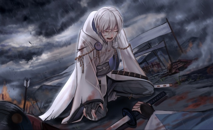 Tsurumaru Kuninaga from Touken Ranbu HD