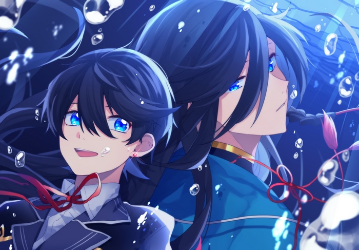 Izumi no Kami Kanesada and Horikawa Kunihiro from Touken Ranbu