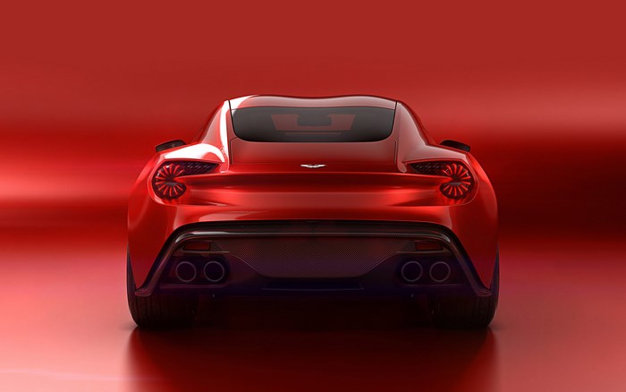 Aston Martin Vanquish Zagato Concept rear view