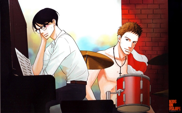 Kaoru Nishimi and Sentarou Kawabuchi from Kids On The Slope