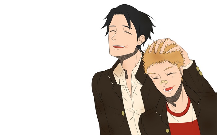 Sentarou Kawabuchi and Junichi Katsuragi from Kids On The Slope