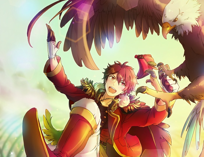 Chiaki Morisawa from Ensemble Stars!! with Eagles