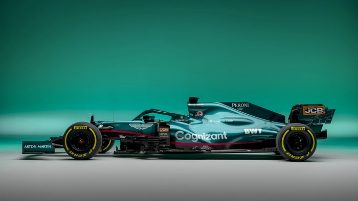 2021 Aston Martin AMR21 Formula 1 Race Car