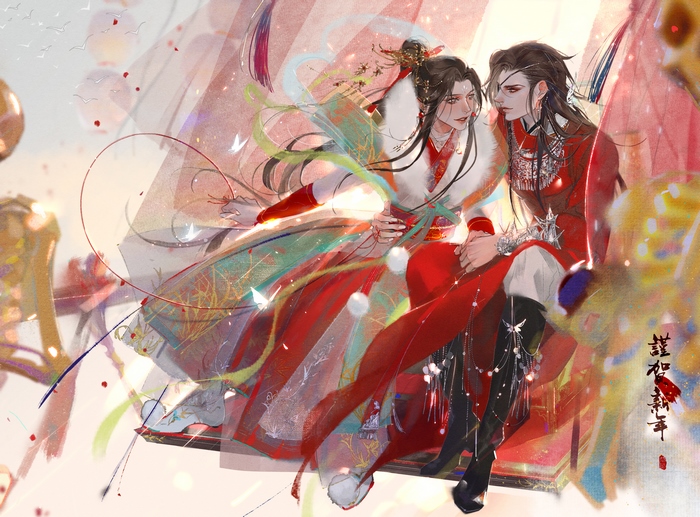 Xie Lian and Hua Cheng from Heaven Official's Blessing
