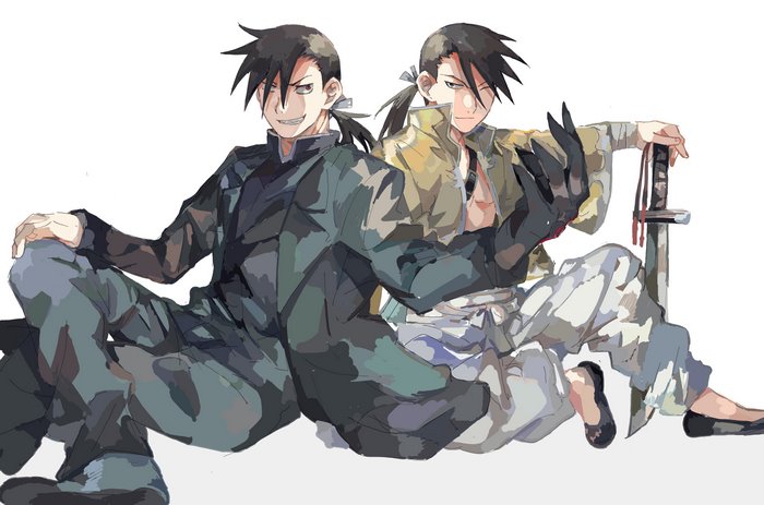 Greed and Ling Yao from Fullmetal Alchemist 4K