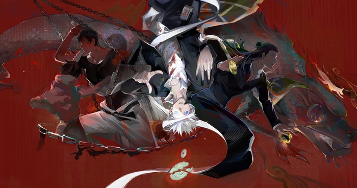 Satoru Gojo and Friends in Dynamic Scene 4K