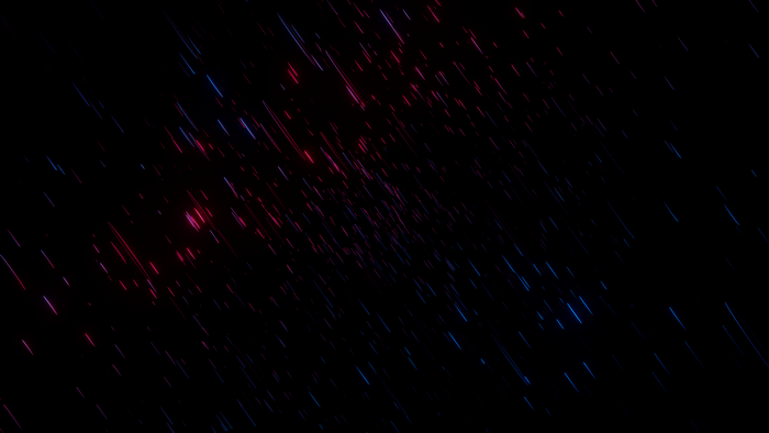 Abstract background of red and blue light streaks
