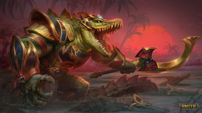 Sobek from Smite 4K