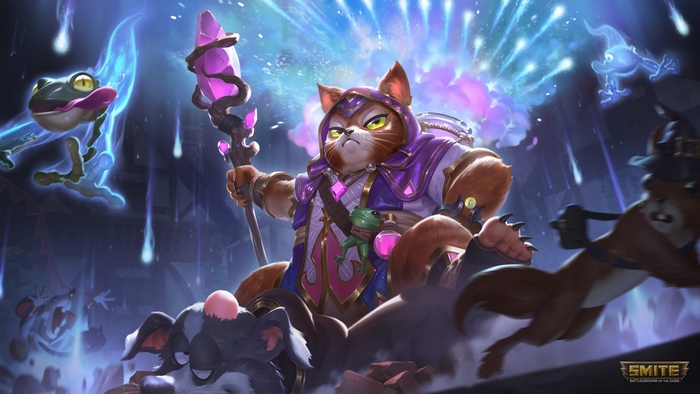 Nekomancer Zhong Kui from Smite