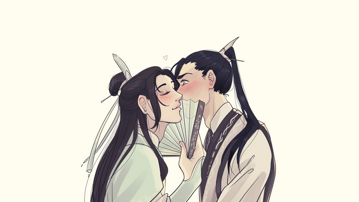 Shen Qingqiu and Liu Qingge from Scum Villains Self-Saving System