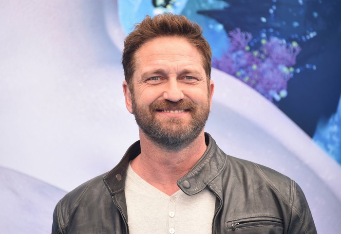 Gerard Butler smiling