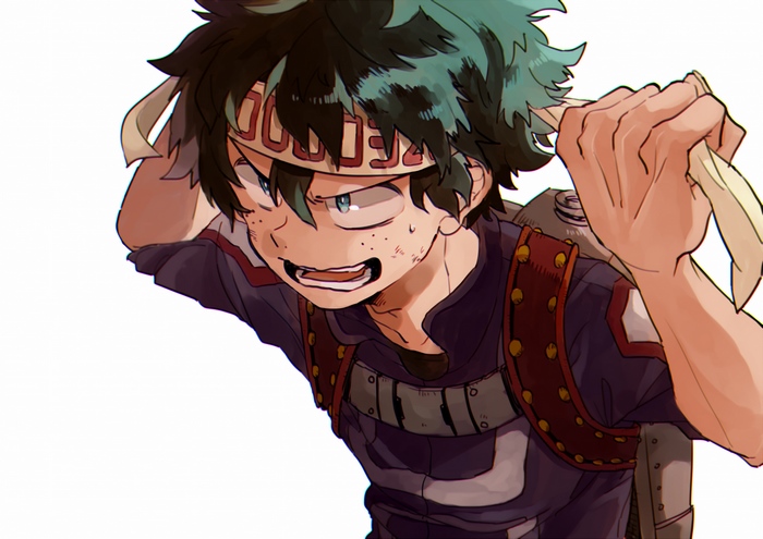 Izuku Midoriya from My Hero Academia
