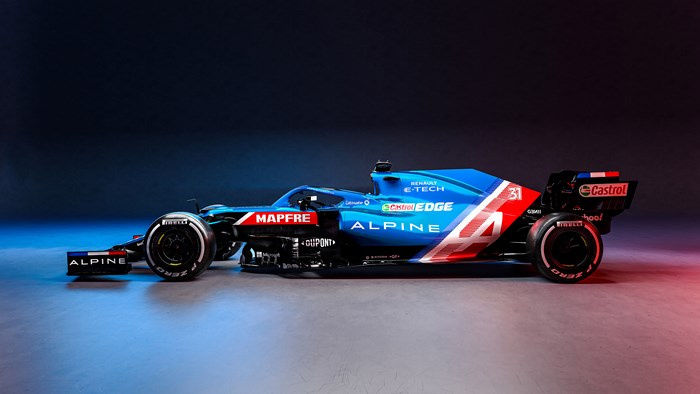 Alpine A521 Formula 1 car