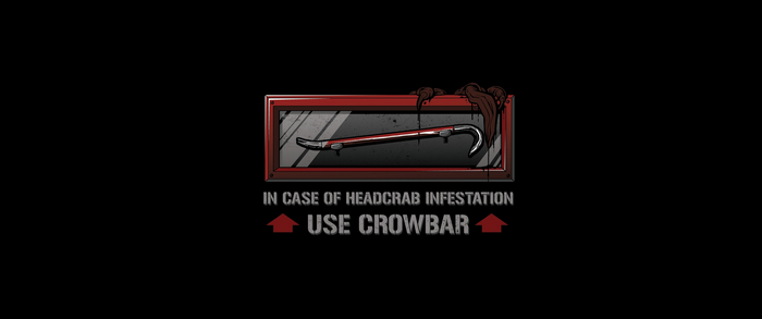 Half-Life Crowbar in Case of Headcrab Infestation