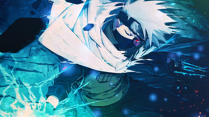 Kakashi Hatake Using Lightning Techniques