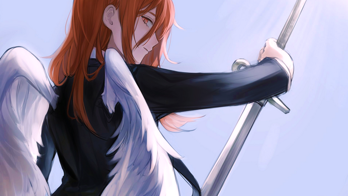 Angel Devil from Chainsaw Man with sword