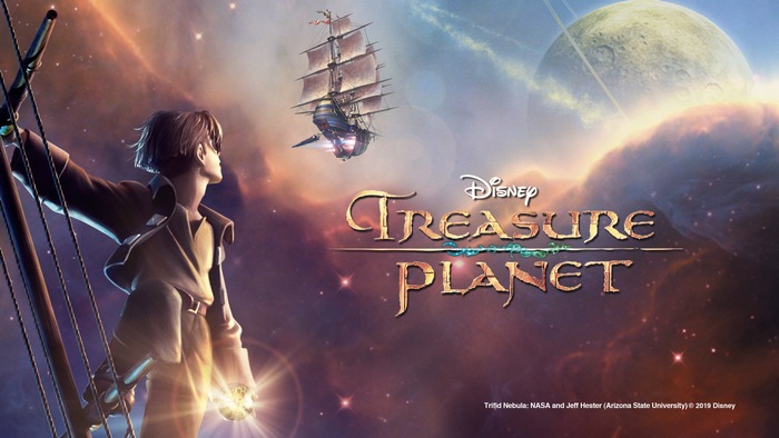 Jim Hawkins and ship from Disney's Treasure Planet