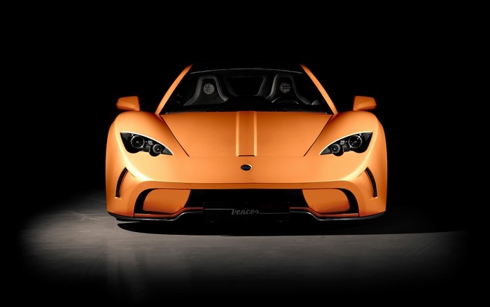 Orange Vencer Sarthe sports car