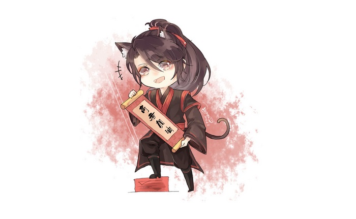 Wei Wuxian from Mo Dao Zu Shi cat-boy