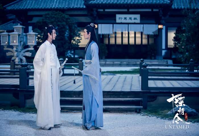 Lan Wangji and another man from The Untamed