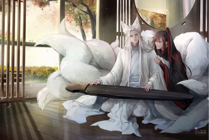 Lan Wangji and Wei Wuxian from Mo Dao Zu Shi