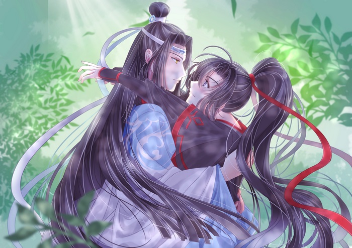Lan Wangji and Wei Ying from The Untamed