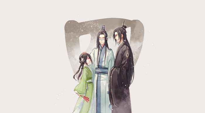 Xiao Xingchen, Song Lan, and A-Qing from Mo Dao Zu Shi