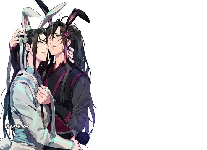 Lan Wangji and Wei Ying from Mo Dao Zu Shi