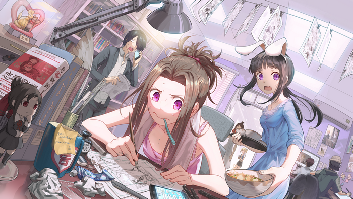 Kaguya-sama wa Kokurasetai: Yu Ishigami, Erika Kose, Ai Hayasaka, Karen Kino, Kaguya Shinomiya 4K