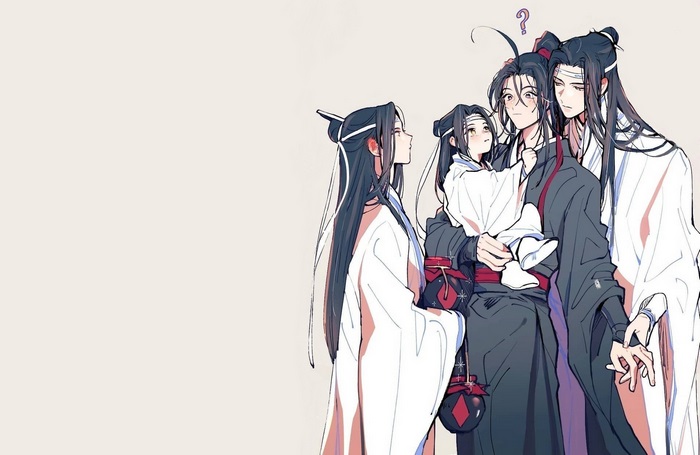 Wei Ying and Lan Wangji Artistic Illustration