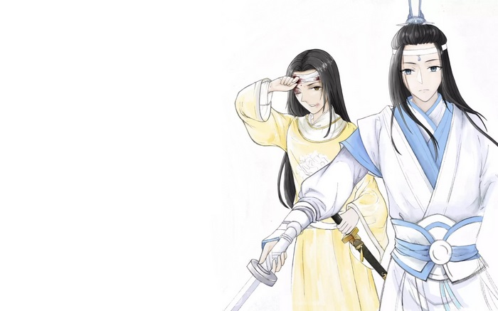 Lan Huan and Lan Xichen from Mo Dao Zu Shi
