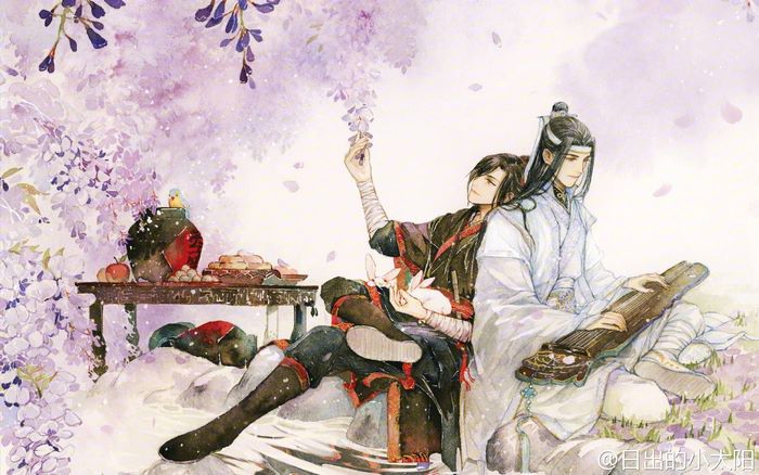 Wei Ying and Lan Wangji from Mo Dao Zu Shi
