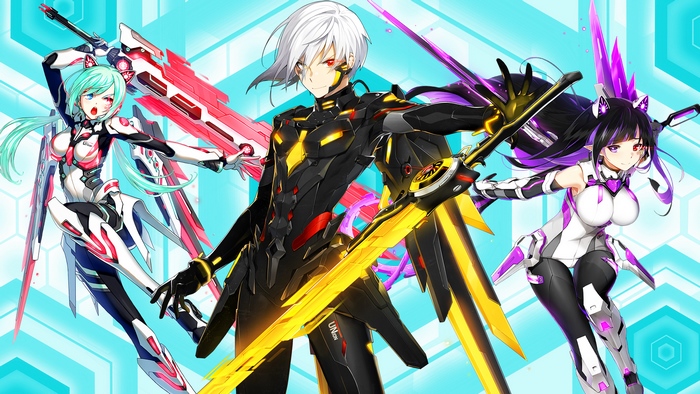Closers characters with futuristic weapons