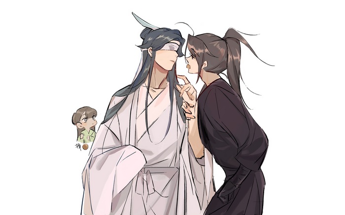 Xiao Xingchen and A-Qing from Mo Dao Zu Shi