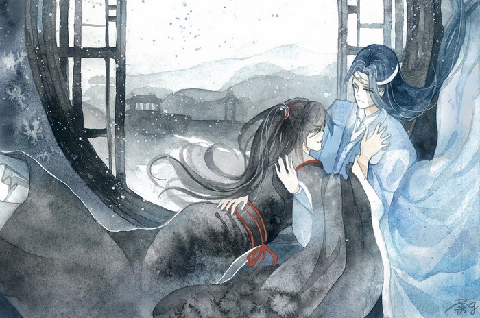 Lan Zhan and Wei Wuxian from Mo Dao Zu Shi