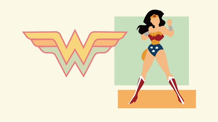 Wonder Woman logo and character from DC Comics