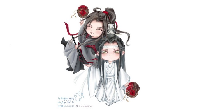 Wei Wuxian and Lan Wangji from Mo Dao Zu Shi