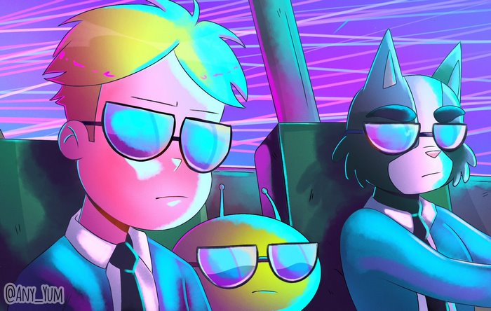 Gary Goodspeed, Avocato, and Mooncake from Final Space
