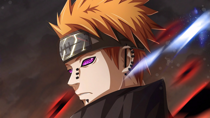 Pain from Naruto in Intense Portrait