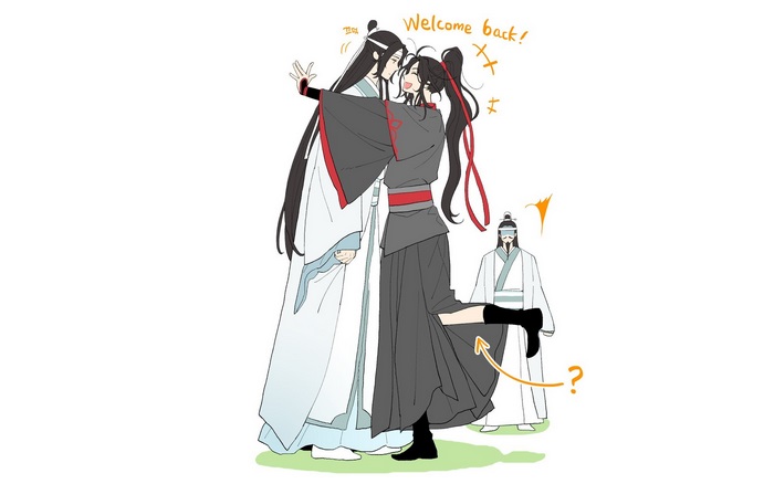 Mo Dao Zu Shi Characters Reunited Embrace