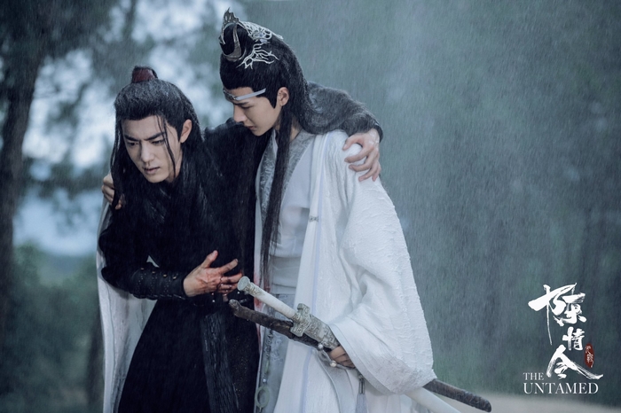 Lan Wangji and Wei Wuxian from The Untamed