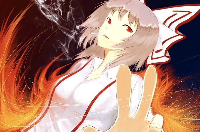 Fujiwara no Mokou from Touhou 4K