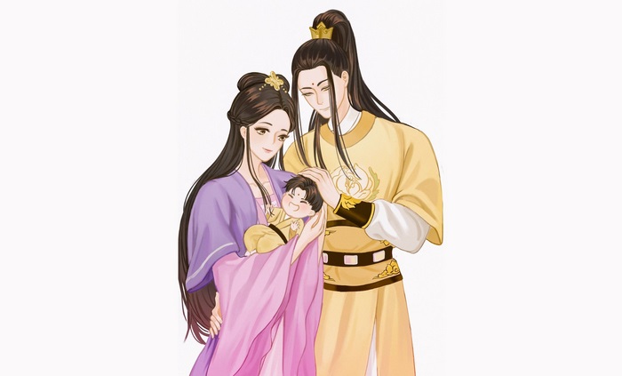 Jiang Yanli, Jin Zixuan, and Jin Ling from Mo Dao Zu Shi