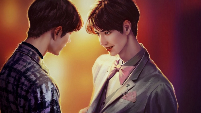 Xiao Zhan and Wang Yibo digital art